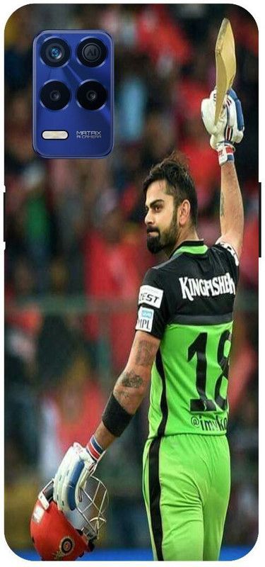 Bluvver Back Cover for Realme 8s 5G , RMX3381, Printed Virat Kohli Back Cover  (Multicolor, Hard Case, Pack of: 1)