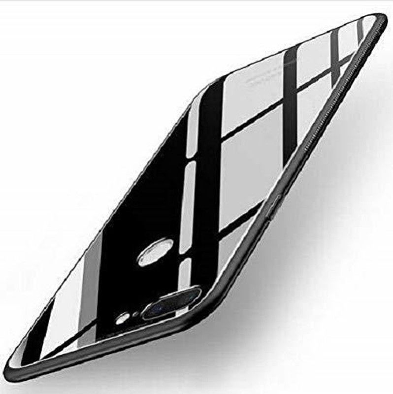 Yebhi Online Back Cover for OnePlus 5T 1+5t |Premium Quality Glass| Stunning Look| Slim Fit  (Black, Grip Case, Pack of: 1)