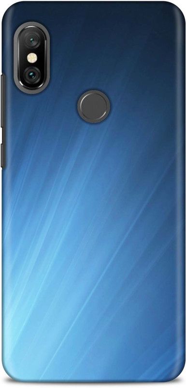 Sankee Back Cover for Mi Redmi Note 6 Pro  (Blue, Hard Case)