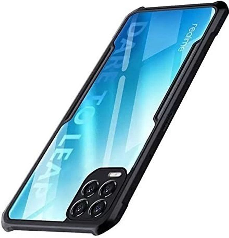 Mascot Max Back Cover for Realme 8, Realme 8 pro  (Black, Silicon, Pack of: 1)