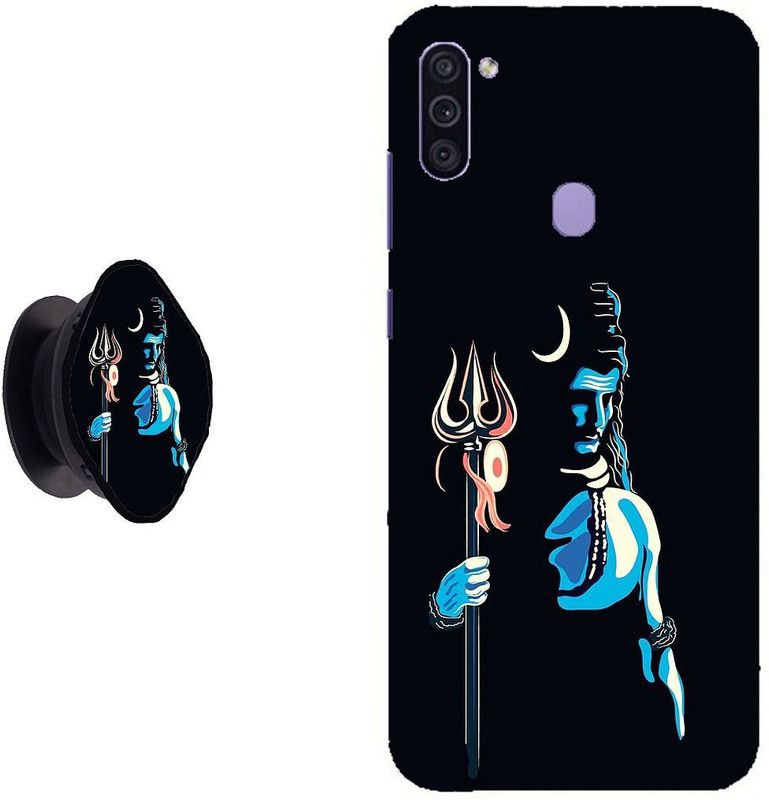 SPBR Back Cover for Samsung Galaxy M11, Samsung Galaxy A11  (Black, Blue, Grip Case)