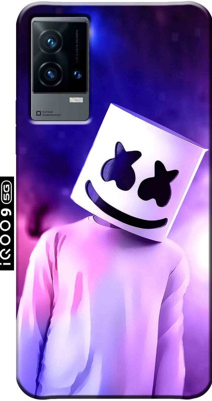 stroxy Back Cover for iQoo 9 5G 2624  (Multicolor, Shock Proof, Silicon, Pack of: 1)