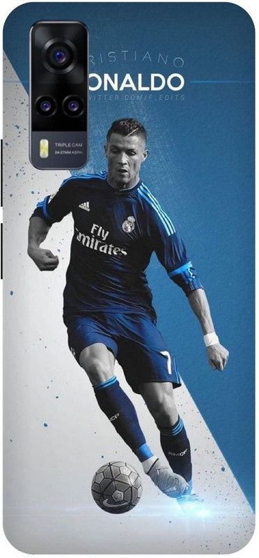 THE NARAYANA COLLECTIONS Back Cover for VIVO Y51 (2020)- V2030-RONALDO,FOOTBALL,GAME,SPORTS  (Multicolor, Hard Case, Pack of: 1)