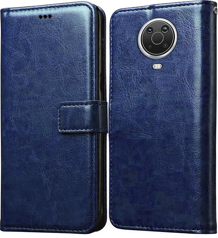 Casotec Flip Cover for Nokia G20  (Blue, Pack of: 1)