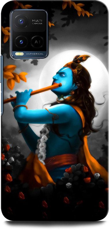 INTELLIZE Back Cover for Vivo Y33T KRISHNA, LORD KRISHNA, VASUDEV, GOD, KRISHN KANHIYA, RADHA  (Multicolor, Hard Case, Pack of: 1)