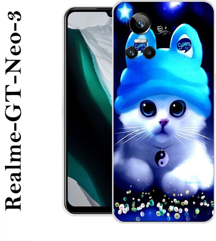 REDFLY Back Cover for Realme GT Neo 3  (Multicolor, Grip Case, Silicon)