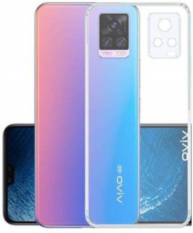 Sciforce Back Replacement Cover for Vivo Y73 2021, Vivo Y73 4G  (Transparent, Camera Bump Protector, Silicon, Pack of: 1)