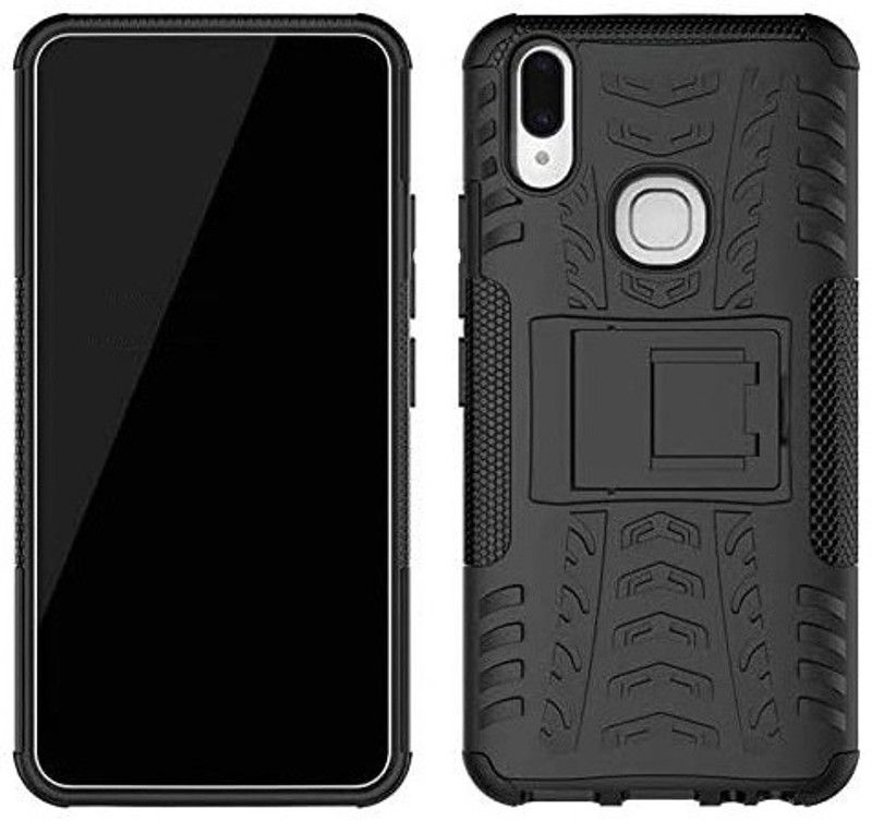 SmartPoint Bumper Case for Vivo Y83 6.22"  (Black, Rugged Armor, Pack of: 1)