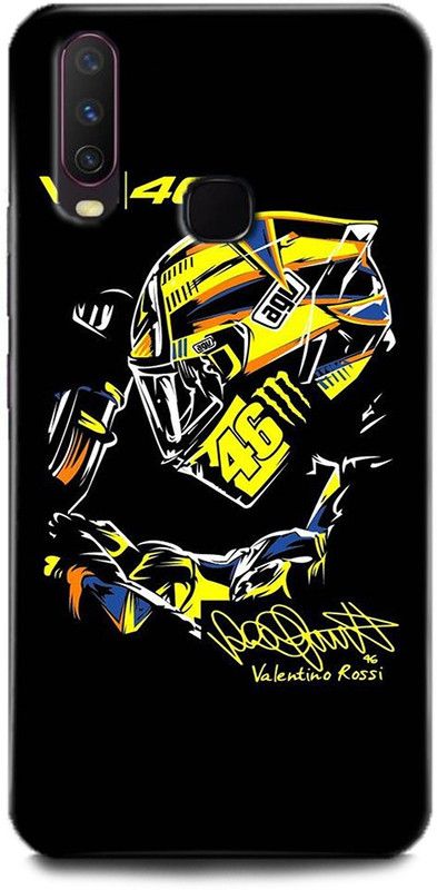 Afterglow Back Cover for Vivo U10 valentino rossi, vr46, vr46 helmet, agv, bike rider, motogp  (Multicolor, Dual Protection, Pack of: 1)