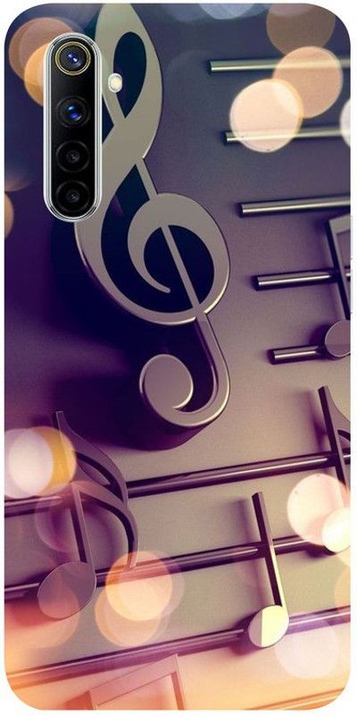 Skyhawk Back Cover for Realme 6 Musical Code Design  (Multicolor, Waterproof, Silicon, Pack of: 1)