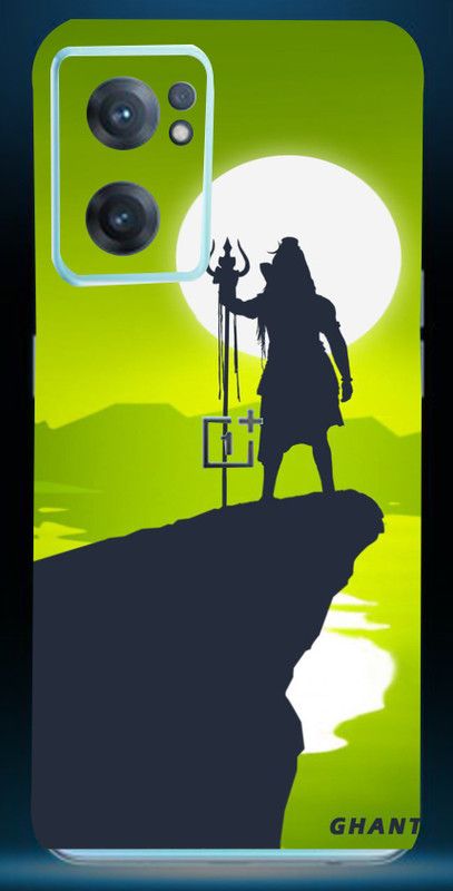 CLAXA Peaceful Mahadev Back Skin Guard, Peaceful Mahadev, One Plus Nord CE 2 5G Mobile Skin  (Peaceful Mahadev Skin With Super matte finish)
