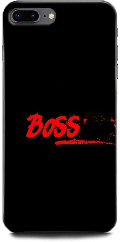 INDICRAFT Back Cover for Apple iPhone 7 Plus BOSS, QUOTES, RED, BLACK  (Multicolor, Hard Case, Pack of: 1)