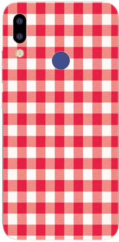 METOO Back Cover for Tecno id5a, Red & White Design Back Cover_Print_232  (Multicolor, Dual Protection, Silicon, Pack of: 1)