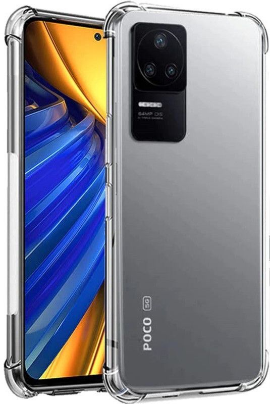 GDBUY Back Cover for POCO F4 5G back glass, POCO F4 5G back glass, POCO F4 5G back glass, POCO F4 5G back glass  (Transparent, Shock Proof, Silicon, Pack of: 1)