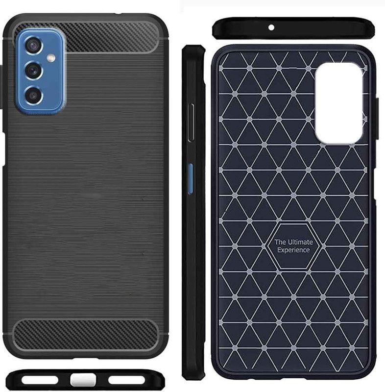ASMANTIC Back Cover for Samsung Galaxy M52 5G  (Black, Pack of: 1)
