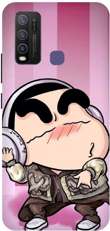 URCHIN Back Cover for Vivo Y50 shinchan, cartoon. Funny, cute, Shinchan  (Multicolor, Shock Proof, Pack of: 1)