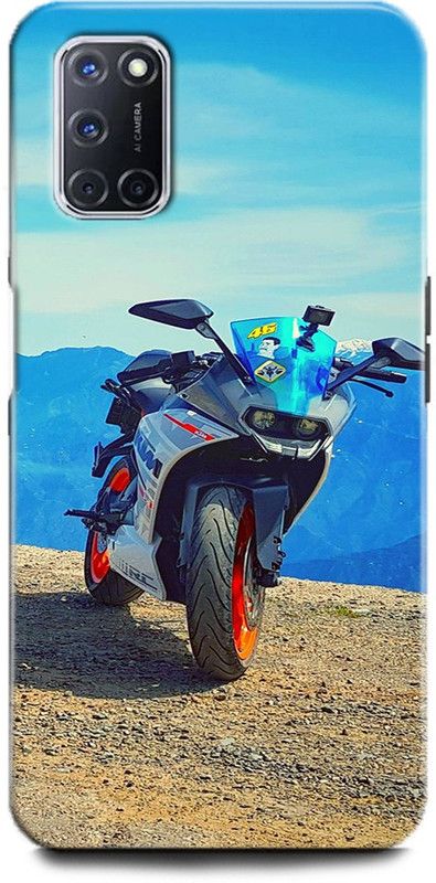 Afterglow Back Cover for Oppo A52 KTM DUKE, KTM, PRINCE,BIKE, RACING BIKE,  (Multicolor, Shock Proof, Pack of: 1)