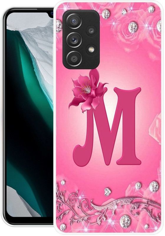 MUSKAY Back Cover for Samsung Galaxy A52  (White, Pink, Grip Case, Silicon, Pack of: 1)
