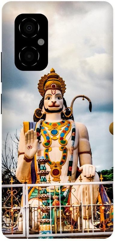play fast Back Cover for POCO M4 5G, MZB0BRWIN, HANUMAN, JI, MARUTI, BAJRANG, BALI, BALAJI, STATUE  (Gold, Hard Case, Pack of: 1)