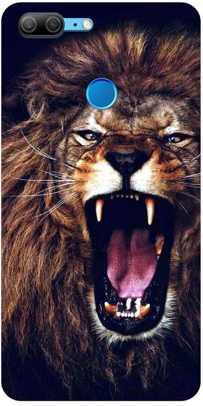 Smutty Back Cover for Honor 9 Lite - Angry Lion Print  (Multicolor, Hard Case, Pack of: 1)