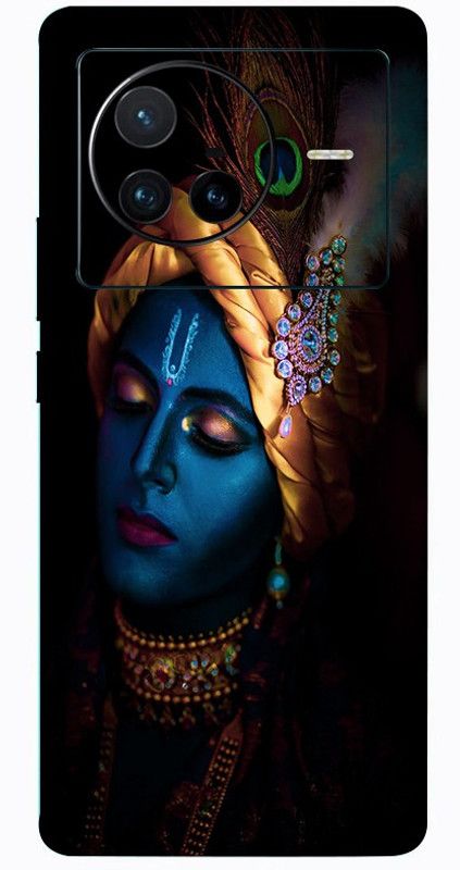 BugguSkin VIVO X80 5G Mobile Skin  (Ultra Super Enlightened Krishna Skin With High Matte Finish.)