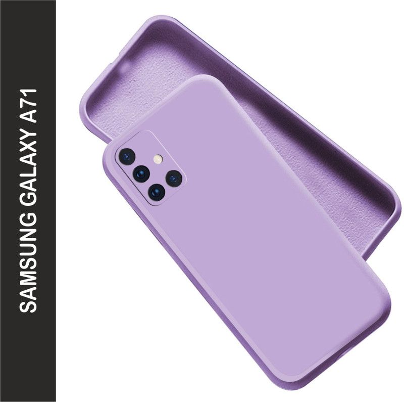 Artistque Back Cover for Samsung Galaxy A71  (Purple, Flexible, Silicon, Pack of: 1)