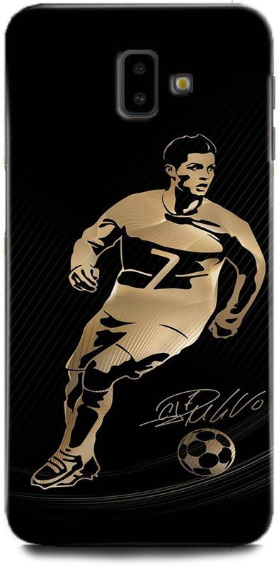 Afterglow Back Cover for SAMSUNG Galaxy J6 Plus RONALDO, CR7, FOOTBALL, NUBIA, REAL MADRID, STOCK, CALCIO, JUVENTUS  (Multicolor, Shock Proof, Pack of: 1)