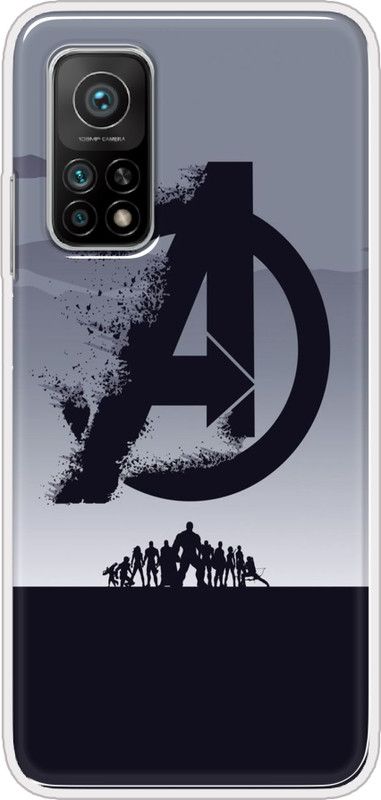 Appcityprint Back Cover for Xiaomi Mi 10T 5G, Mi 10T 5G  (Grey, Black, Grip Case, Silicon, Pack of: 1)