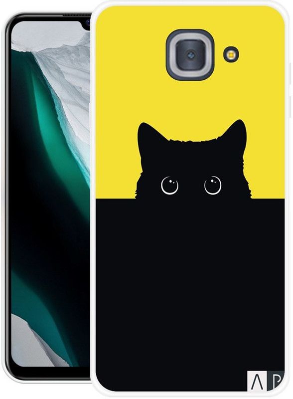 JATLAND Back Cover for Samsung Galaxy J7 Max, Samsung J7 Max  (Black, Yellow, Grip Case, Silicon)