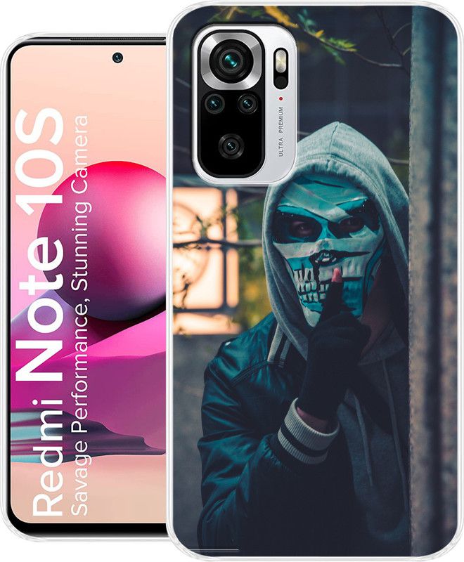 Cooldone Back Cover for Mi Redmi Note 10s  (Multicolor, Grip Case, Silicon, Pack of: 1)