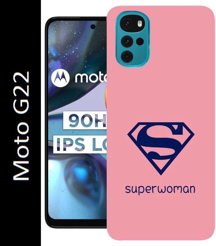 Gabroo Back Cover for Motorola Moto G22  (Pink, Grip Case, Silicon, Pack of: 1)