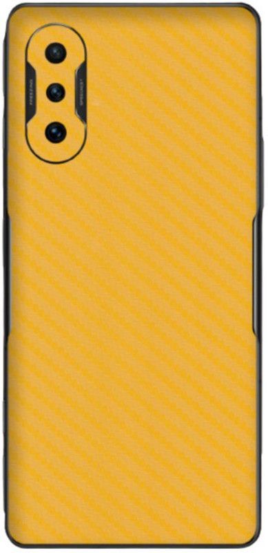 Orgic India Poco F3 GT Mobile Skin  (Carbon Yellow)