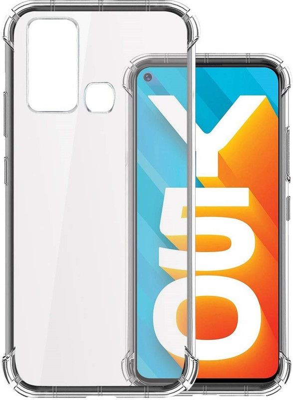 NSTAR Back Cover for Vivo Y50, Vivo Y30  (Transparent, Shock Proof, Silicon, Pack of: 1)