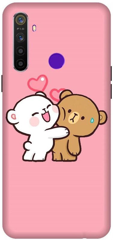 URCHIN Back Cover for Realme 5s teddy bear, love, cute, I love you, cute teddy, miss you  (Multicolor, Shock Proof, Pack of: 1)