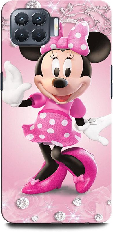 INTELLIZE Back Cover for OPPO F17 Pro MINNIE MOUSE, DISNEY, CARTOON, CLUBHOUSE, COMIC  (Multicolor, Hard Case, Pack of: 1)