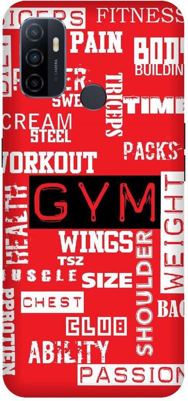 UMPRINT Back Cover for Oppo A33/Oppo CPH2137 Arms, Bodybuilding, GYM Printed Back Cover  (Multicolor, Hard Case, Pack of: 1)