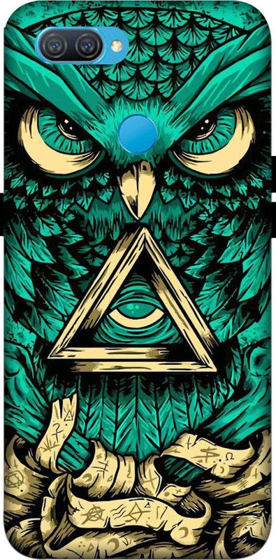 JAIBHAGWAN Back Cover for Oppo A12, Oppo A11k, Oppo A5s, Oppo A7  (Green, Hard Case, Pack of: 1)