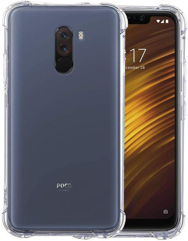 Zelfo Back Cover for POCO F1  (Transparent, Silicon)