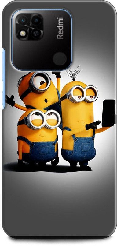 WallCraft Back Cover for REDMI 10A MINIONS, FUNNY MINIONS, COMIC, MOVIE, CARTOON  (Multicolor, Dual Protection, Pack of: 1)