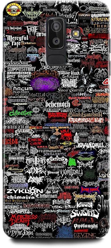 Afterglow Back Cover for SAMSUNG Galaxy J8 ROCK BANDS, ROCK, BANDS  (Multicolor, Shock Proof, Pack of: 1)