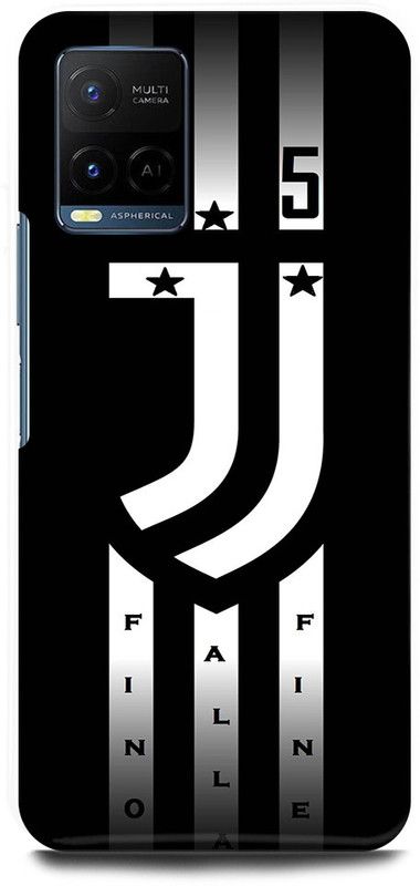 FIKORA Back Cover for Vivo Y33s, V2109, JEEP, JERSY, DRESS, JUVENTUS  (Black, Hard Case, Pack of: 1)