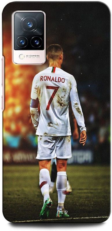 INTELLIZE Back Cover for Vivo V21 5G V2050 CRISTIANO RONALDO, RONALDO 7, CR, 7, FOOTBALL, SPORTS  (Multicolor, Hard Case, Pack of: 1)