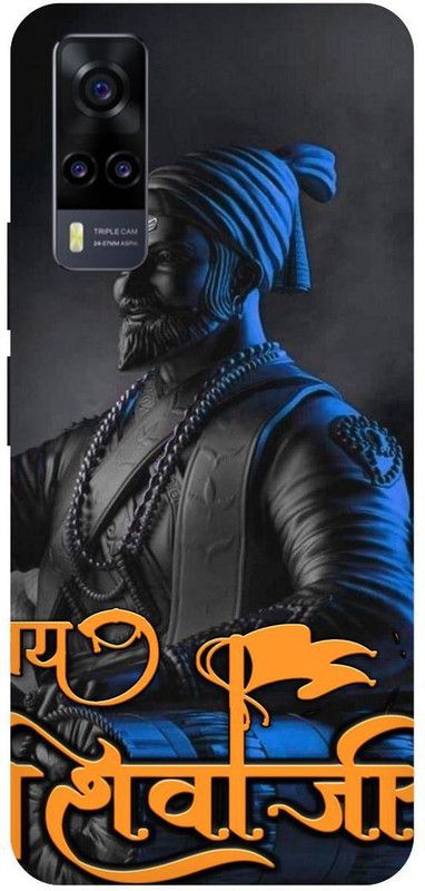 THE NARAYANA COLLECTIONS Back Cover for VIVO Y51A- V2031-SHIVAJI,MARATHA,RAJE,KING,HINDU  (Multicolor, Hard Case, Pack of: 1)