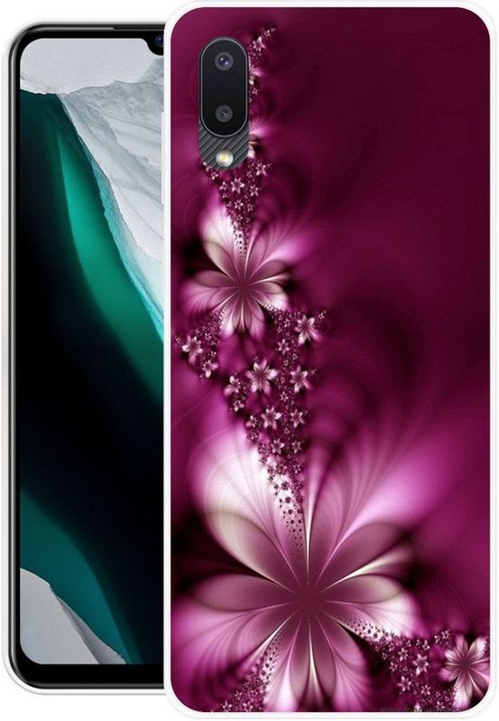 PINKZAP Back Cover for Samsung Galaxy M02, Samsung Galaxy A02  (Purple, Grip Case, Silicon, Pack of: 1)