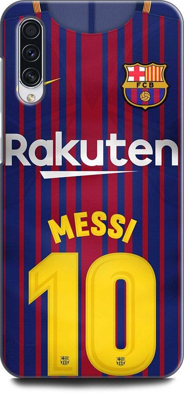 Afterglow Back Cover for SAMSUNG Galaxy A30s MESSI, LIONE MESSI, FOOTBALL, MESSI 10, BARCELONA, JERSEY, SPORTS  (Multicolor, Shock Proof, Pack of: 1)