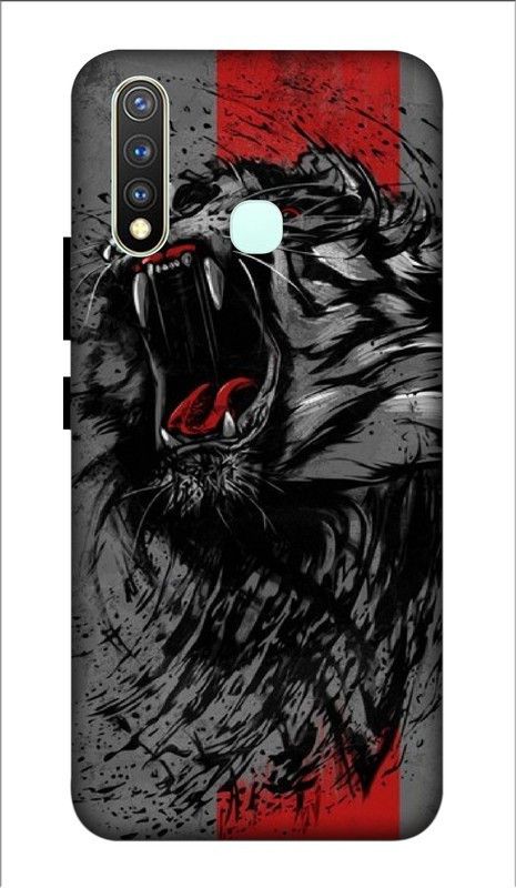 LUCKY MOBI.COM Back Cover for VIVO U20 ( lion, animals) PRINTED BACK COVER  (Multicolor, Waterproof)