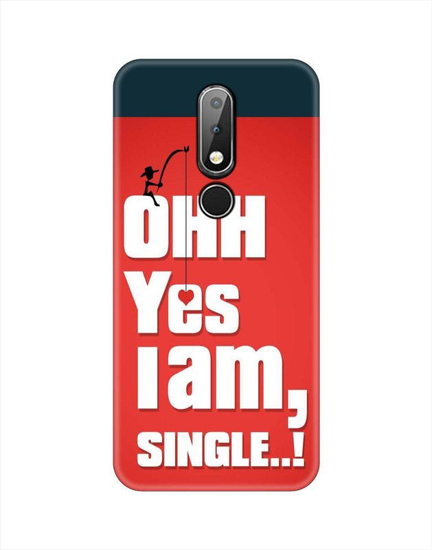 Smutty Back Cover for Nokia 6.1 Plus, TA-1099, TA-1103, TA-1083 - Happy Single Print  (Multicolor, Hard Case, Pack of: 1)