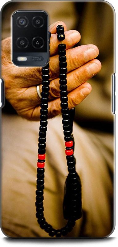 INDICRAFT Back Cover for OPPO A54, CPH2239 MALA, MONK, SPRITUAL, MEDITATION MALA, PRAYER  (Multicolor, Dual Protection, Pack of: 1)