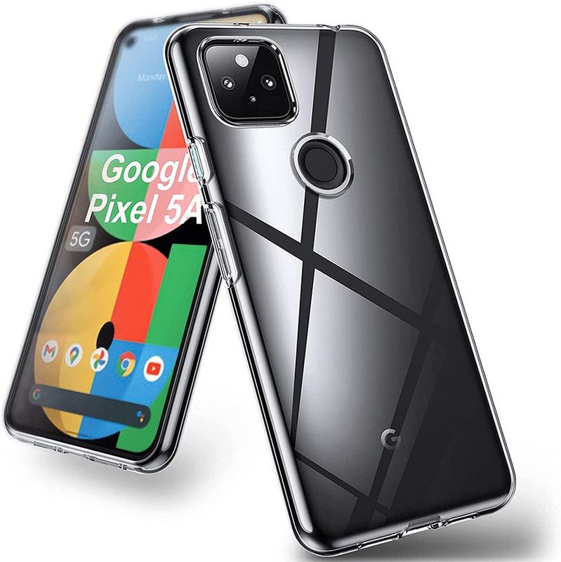 Flipkart SmartBuy Back Cover for Google Pixel 5A  (Transparent, Grip Case, Silicon, Pack of: 1)