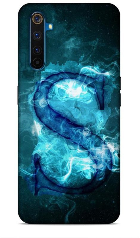 Trinetra Back Cover for Realme 6 Pro (S / Letter / Alphabet / Name)  (Multicolor, Hard Case, Pack of: 1)